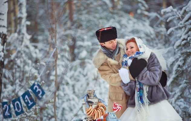 Свадьба зимой: идеи
